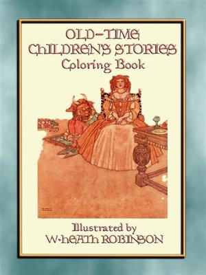 cover image of OLD-TIME CHILDREN'S STORIES Activity Colouring Book